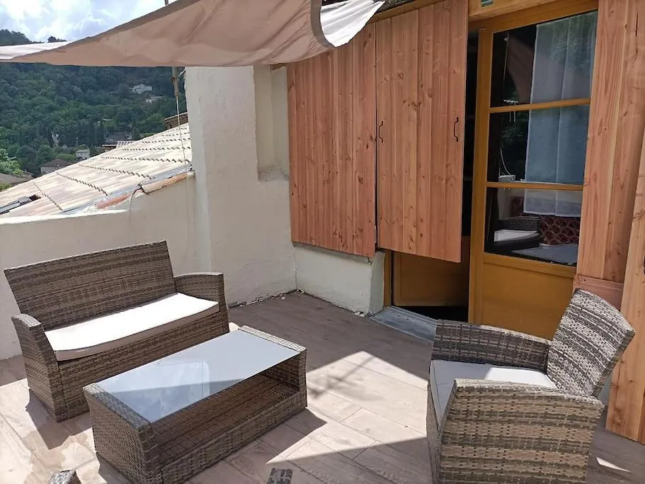 Grand Gîte terrasses Largentière Appartement